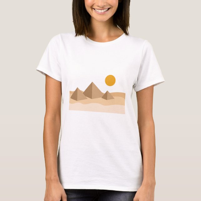 Egyptian Pyramids T-Shirt (Front)