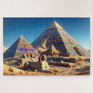 Egyptian Pyramids Timeless Pyramids Original Glory Jigsaw Puzzle