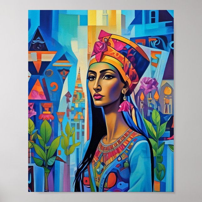 Egyptian queen ملكة مصري Poster Paper (Matte) (Front)