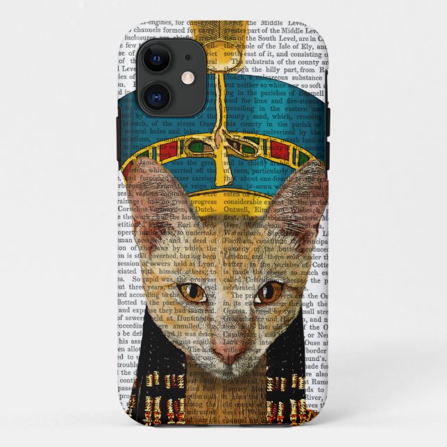 Egyptian Queen Cat Case-Mate iPhone Case (Back)