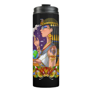 Egyptian Queen Cleopatra Thermal Tumbler