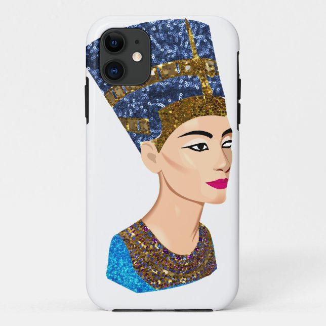 egyptian queen nefertiti Case-Mate iPhone case (Back)