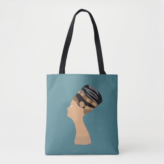 Egyptian queen Nefertiti Tote Bag (Front)