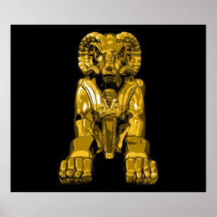 Egyptian Ram Poster