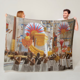 EGYPTIAN RITUAL FLEECE BLANKET