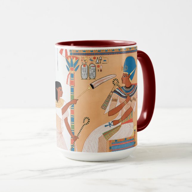 Egyptian Royal Design Mug (Front Right)