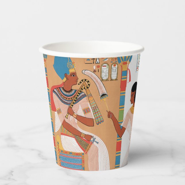 Egyptian Royal Design Paper Cups (Front)