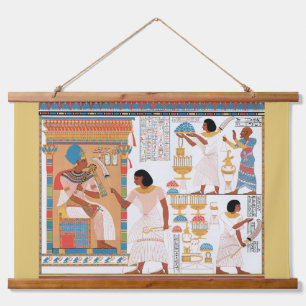 Egyptian Royal Design Postcard Hanging Tapestry