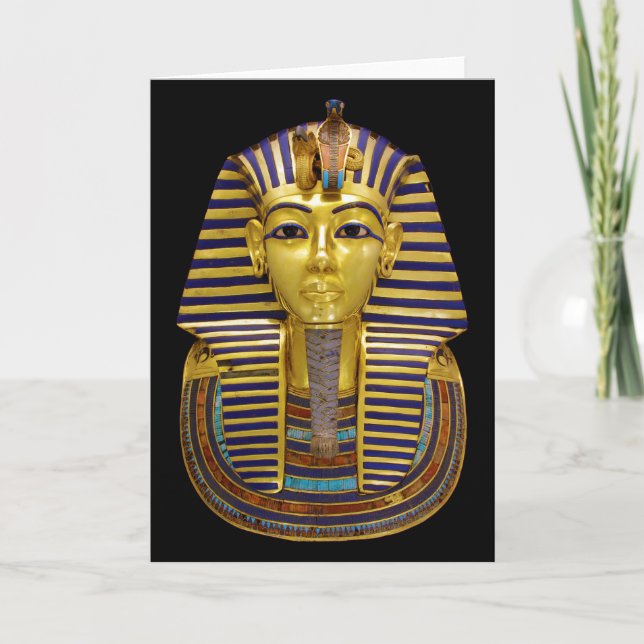 Egyptian Royal Golden Mask Card (Front)