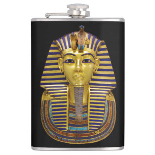 Egyptian Royal Golden Mask Hip Flask