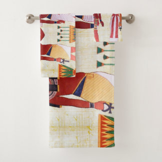 Egyptian Royal Papyrus Bath Towel Set