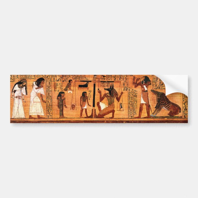 Egyptian Royal Papyrus Bumper Sticker (Front)