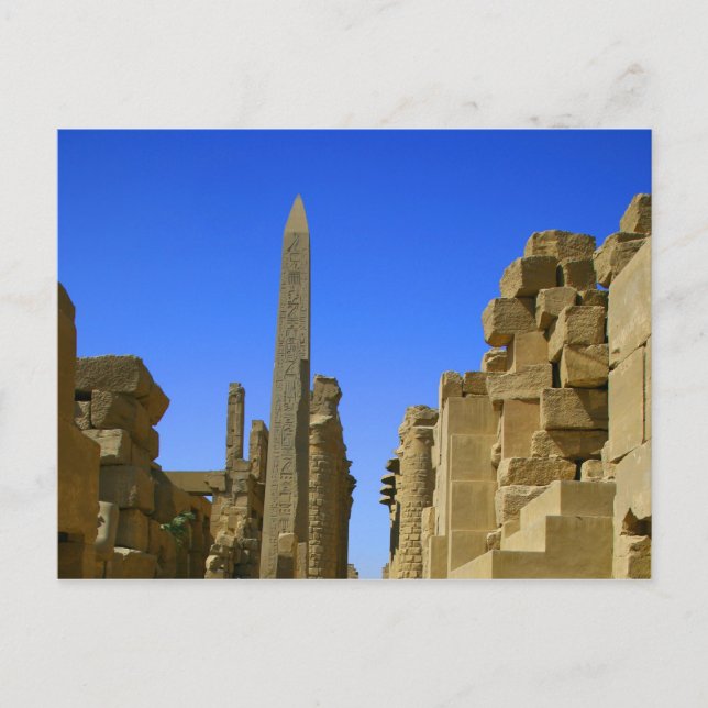 Egyptian Ruins Karnack Postcard (Front)
