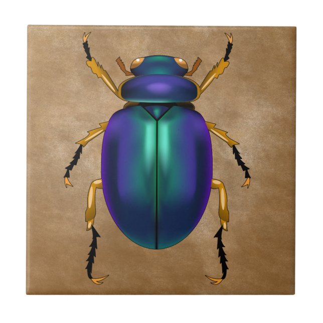 Egyptian Sands Scarab Beetle Tile (Front)