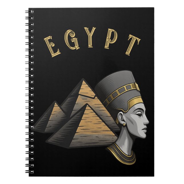 Egyptian Scrolls Notebook - Pharaoh (Front)