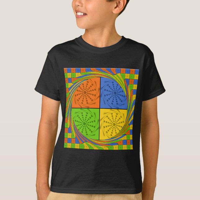 Egyptian Seamless set fabric pattern T-Shirt (Front)