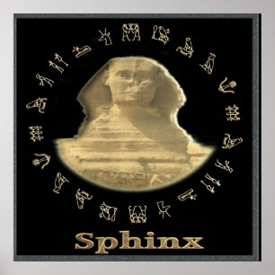 Egyptian Sphinx Poster