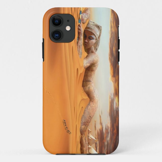 Egyptian statue art Case-Mate iPhone case (Back)
