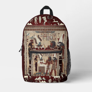 Egyptian Style, Ancient Egyptian Vintage Culture, Printed Backpack