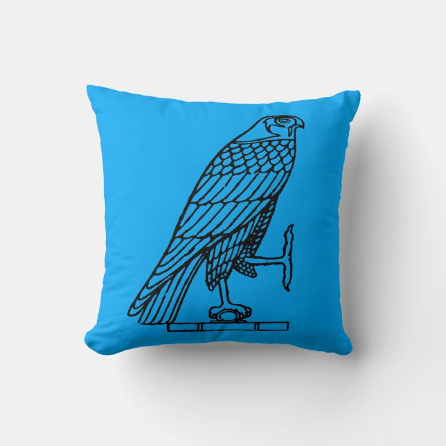 Egyptian Symbol: Falcon Cushion (Front)