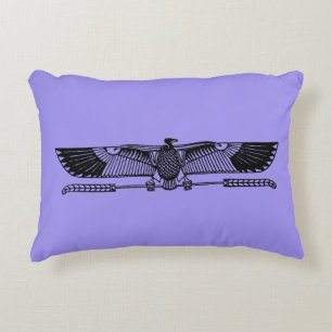 Egyptian Symbol: Vulture Decorative Cushion