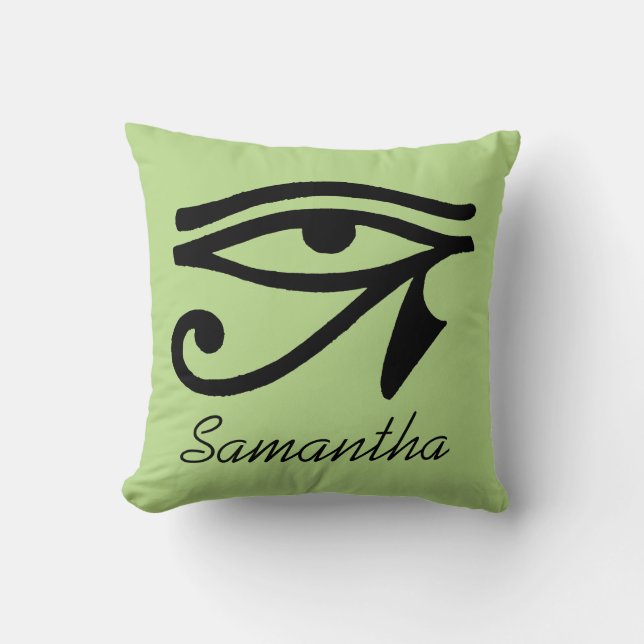 Egyptian Symbol: Wedjat Cushion (Front)