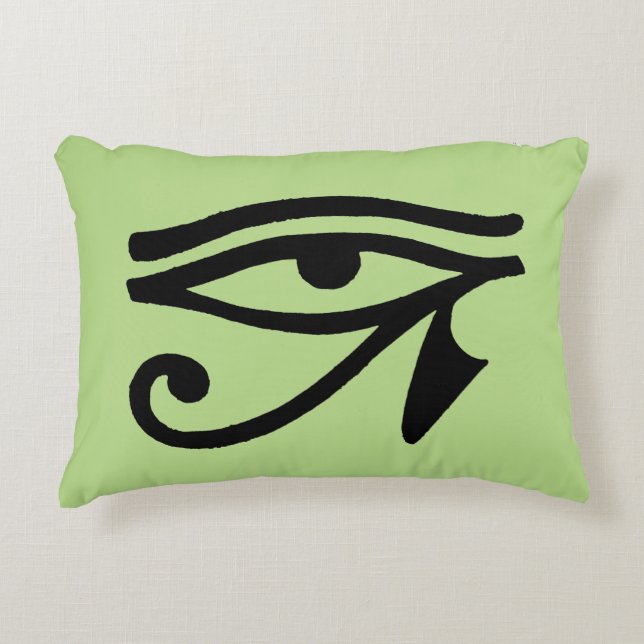 Egyptian Symbol: Wedjat Decorative Cushion (Front)