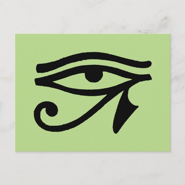 Egyptian Symbol: Wedjat Postcard (Front)