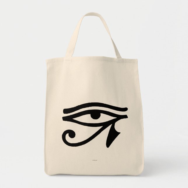 Egyptian Symbol: Wedjat Tote Bag (Front)