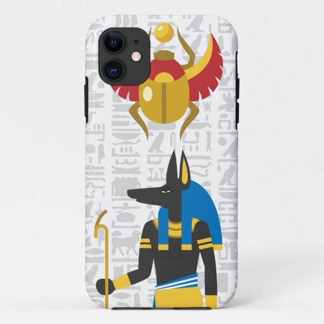 Egyptian Symbols Case-Mate iPhone Case (Back)
