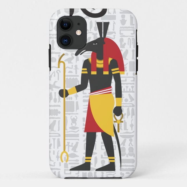 Egyptian Symbols Case-Mate iPhone Case (Back)
