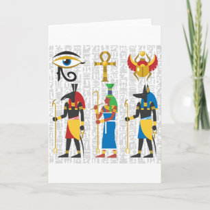 Egyptian Symbols Postcard