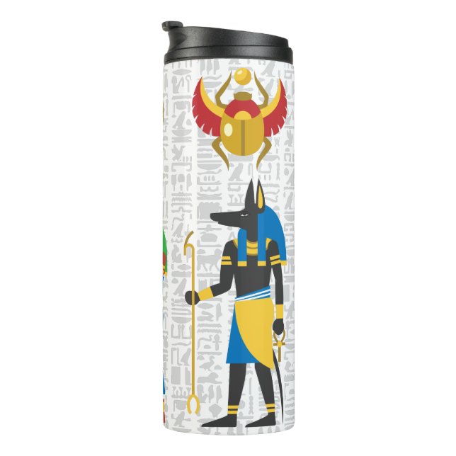 Egyptian Symbols Thermal Tumbler (Rotated Right)