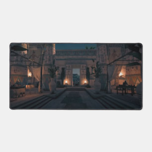 EGYPTIAN TEMPLE DESK MAT