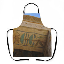 Egyptian Temple Hieroglyphs Apron