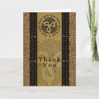 Egyptian Thank You Card