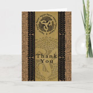 Egyptian Thank You Card