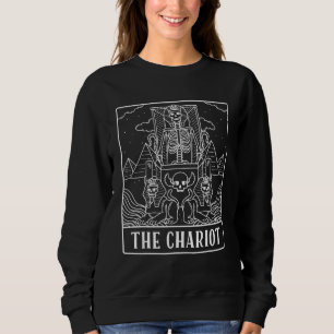 Egyptian The Chariot Occult Tarot Card Sweater Men