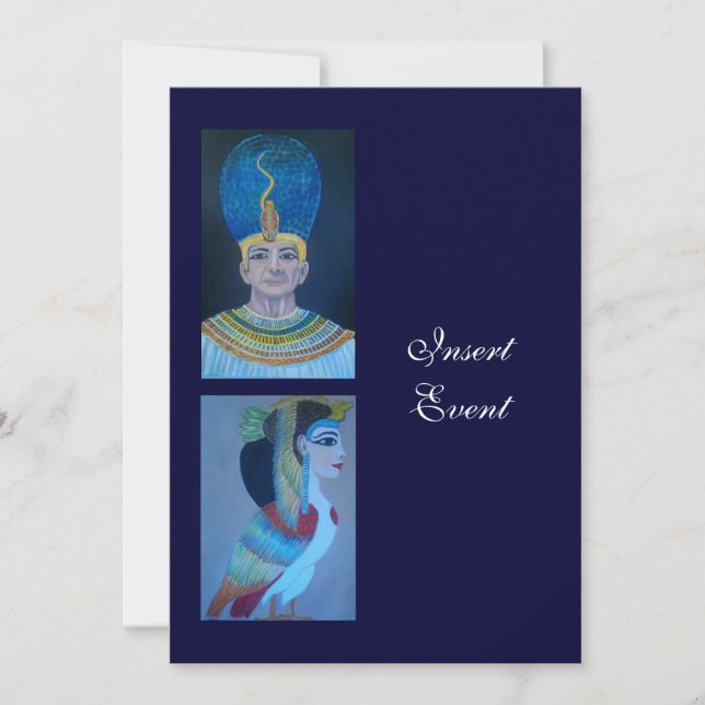 Egyptian theme party 5x7 template (Front)