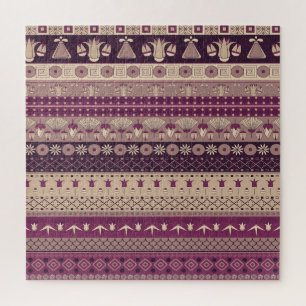 Egyptian Tribal: Ancient Seamless Jigsaw Puzzle