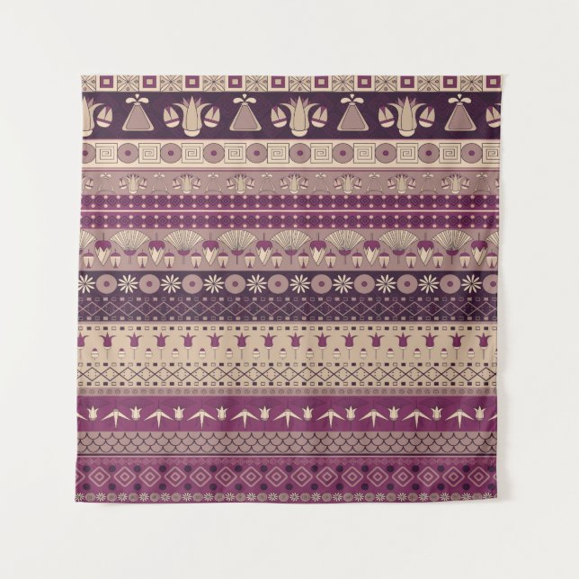 Egyptian Tribal: Ancient Seamless Tapestry (Front)