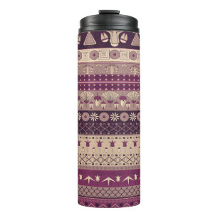 Egyptian Tribal: Ancient Seamless Thermal Tumbler