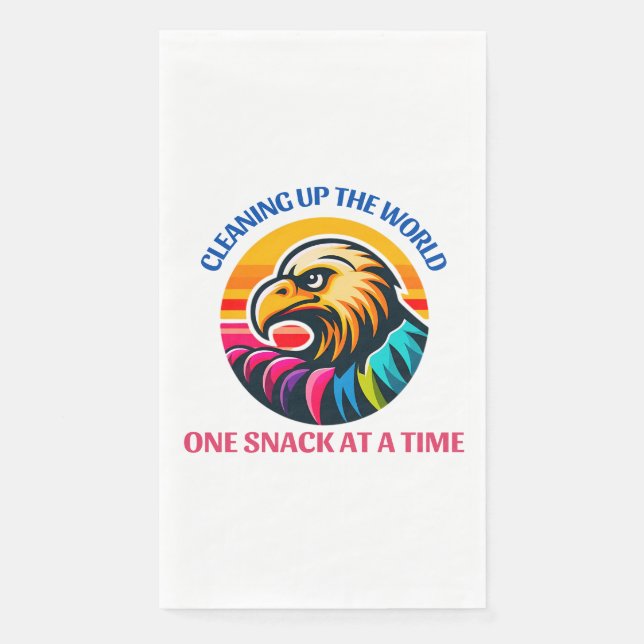 Egyptian Vulture a Symbol of Intelligence Napkin (Front)