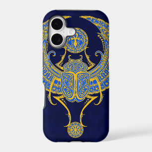 Egyptian Winged Scarab, Blue