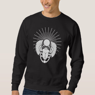 Egyptian Winged Scarab God Symbol Sweatshirt