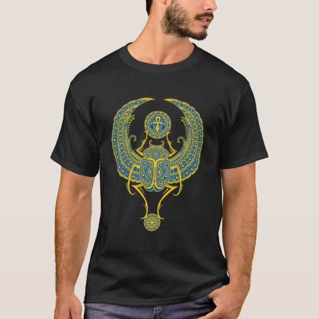 Egyptian Winged Scarab T-Shirt (Front)