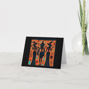 Egyptian Witches Halloween 1 Card