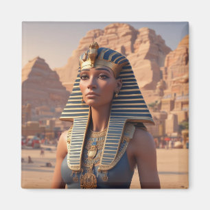 Egyptian Woman Magnet. Queen of Egypt.  Magnet