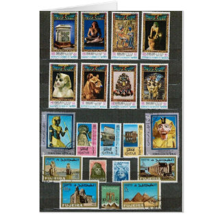 Egyptology on stamps