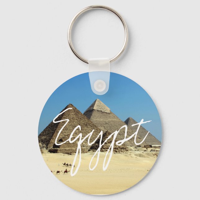 Egypt's Pyramids Key Ring (Front)